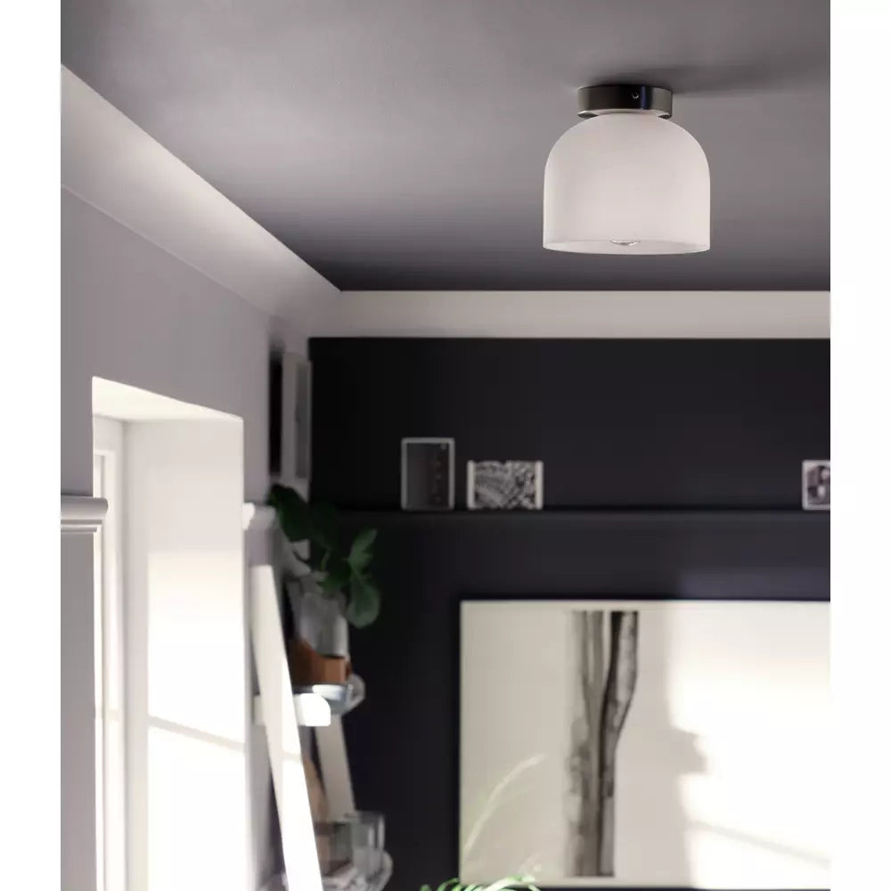 Argos Home Mirin Flush to Ceiling Light - Chrome