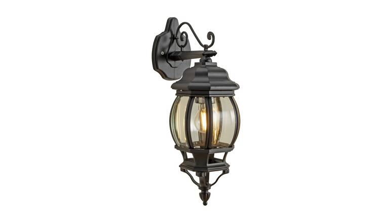 Argos Home Pumpkin 8 Sided Black Outdoor Lantern
