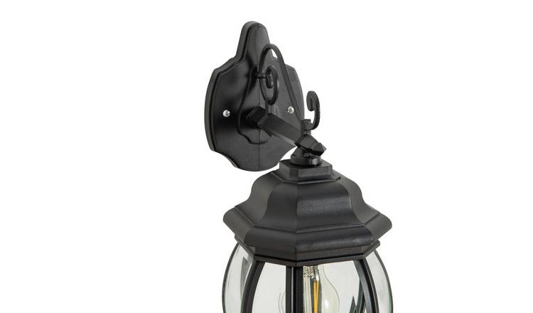 Argos Home Pumpkin 8 Sided Black Outdoor Lantern