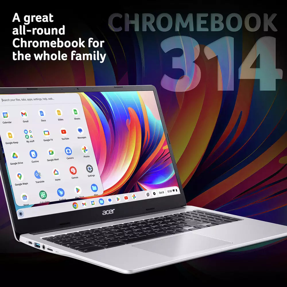 Acer 314 14in N100 8GB 128GB Chromebook - Silver