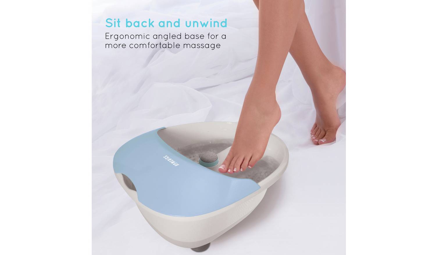 HoMedics Blue Luxury Nail Care Footspa Kit