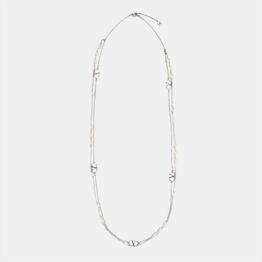Valentino Garavani Women's Signature Metal Chain Necklace