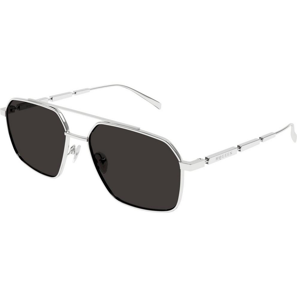 Alexander McQueen Men's Metal UV Protection Aviator Sunglasses