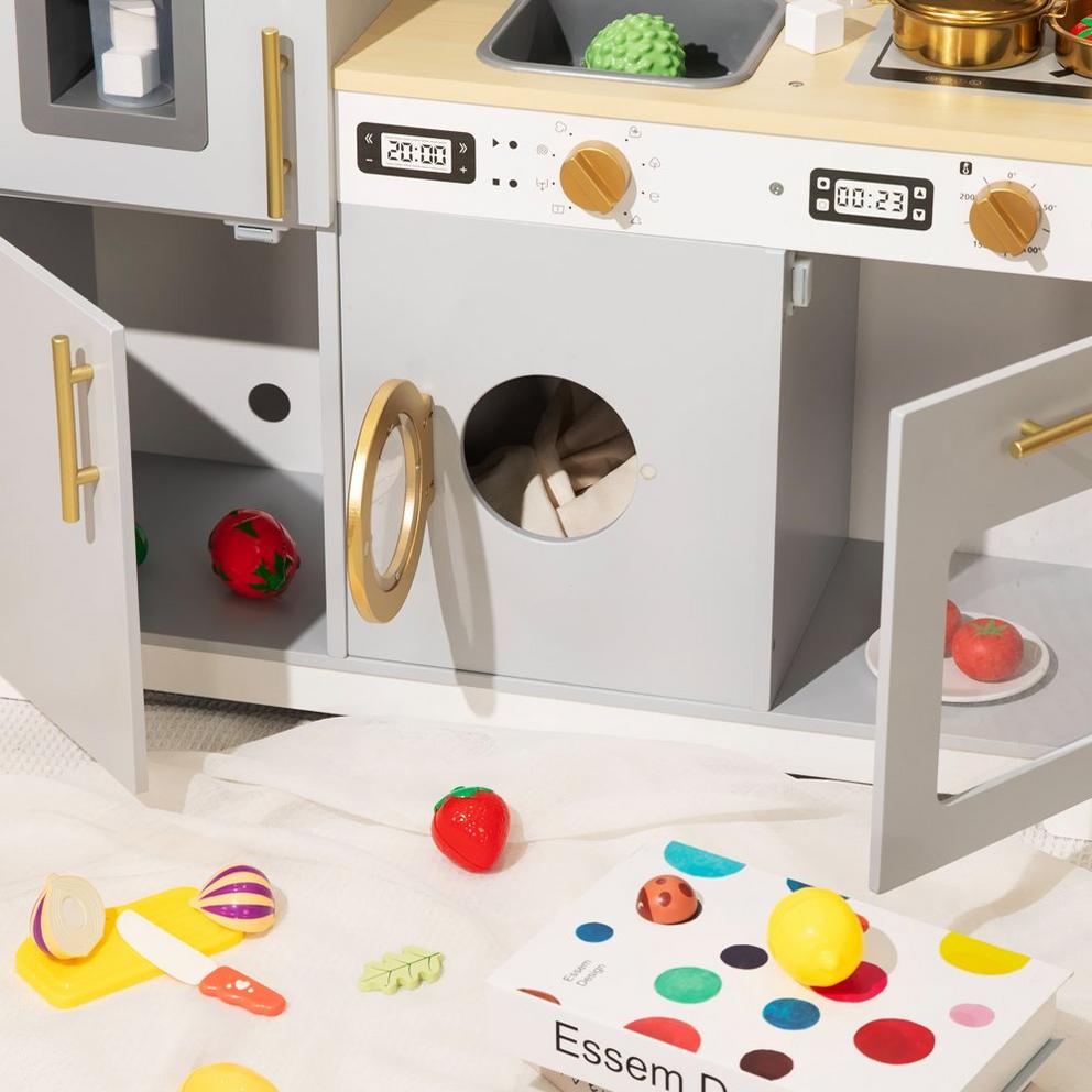 Wooden Deluxe Play Kitchen