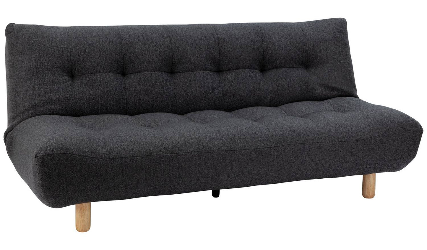 Habitat Kota Boucle 3 Seater ClicClac SofaBed-Charcoal