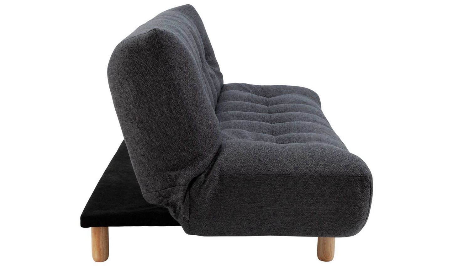 Habitat Kota Boucle 3 Seater ClicClac SofaBed-Charcoal