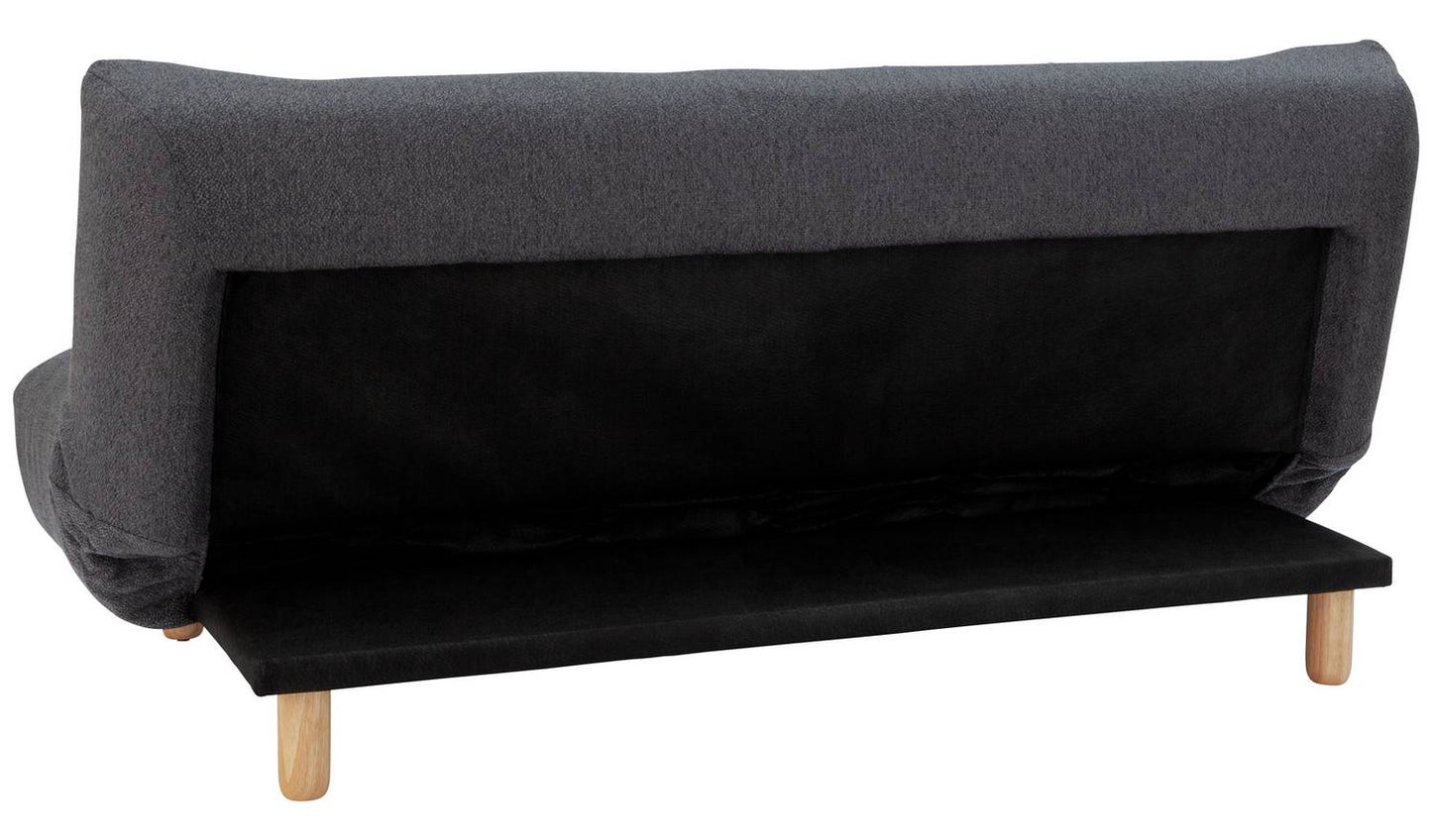 Habitat Kota Boucle 3 Seater ClicClac SofaBed-Charcoal