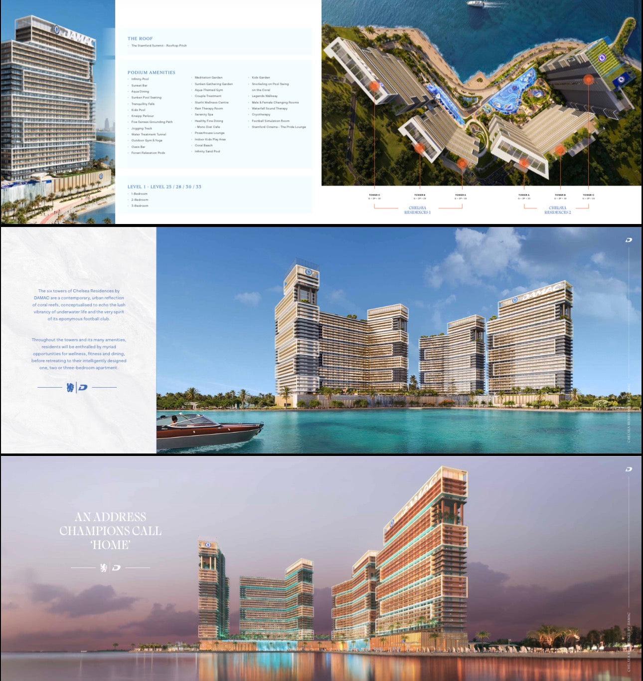 Chelsea Residences 1-2-3 Bedroom Ultra Luxury Homes — Dubai Maritime City