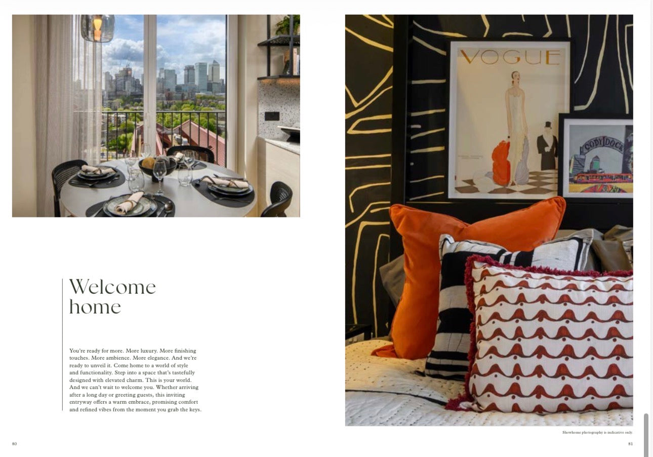 Heron Wharf — New Build 1-2-3 Bedroom Homes — Wellness Amenities — Zone 2 and 3 Canary Wharf London