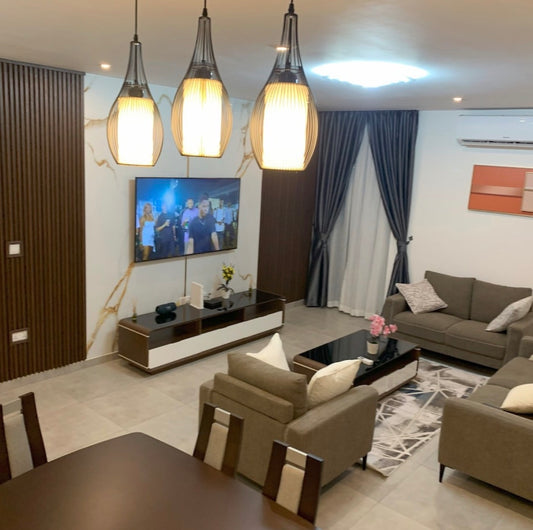 NoVA Roman Ridge — Studio 1 2 and 3 Bedroom Luxury Serviced Apartments — Spa and Unlimited Wellness Amenities — Modern Living — Roman Ridge Accra — Ready to Move In