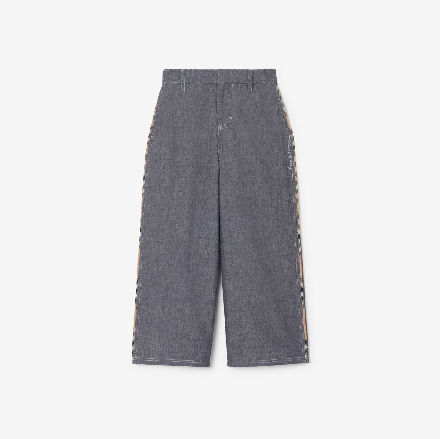 Cotton Chambray Trousers