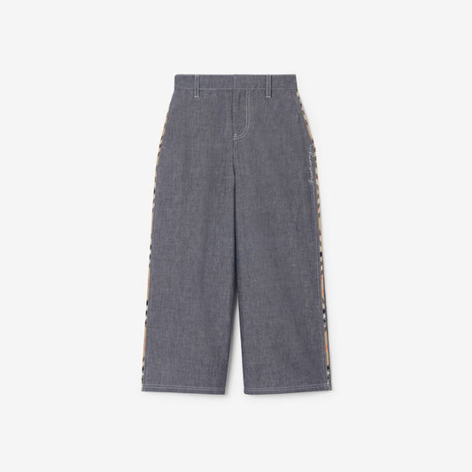 Cotton Chambray Trousers