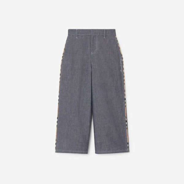 Cotton Chambray Trousers