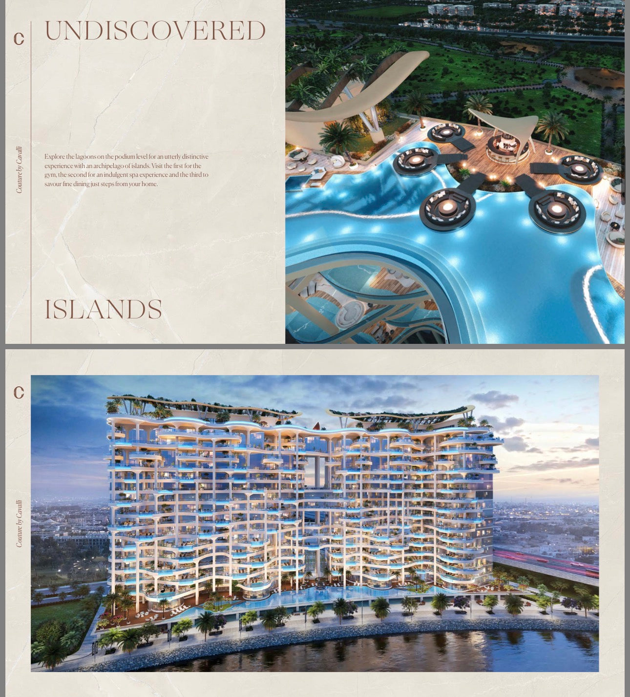 Couture by Cavali — 3 4 5 6 Bedroom Ultra Luxury Residences and Penthouses — Masterpiece Lifestyle Experience — Dubai UAE