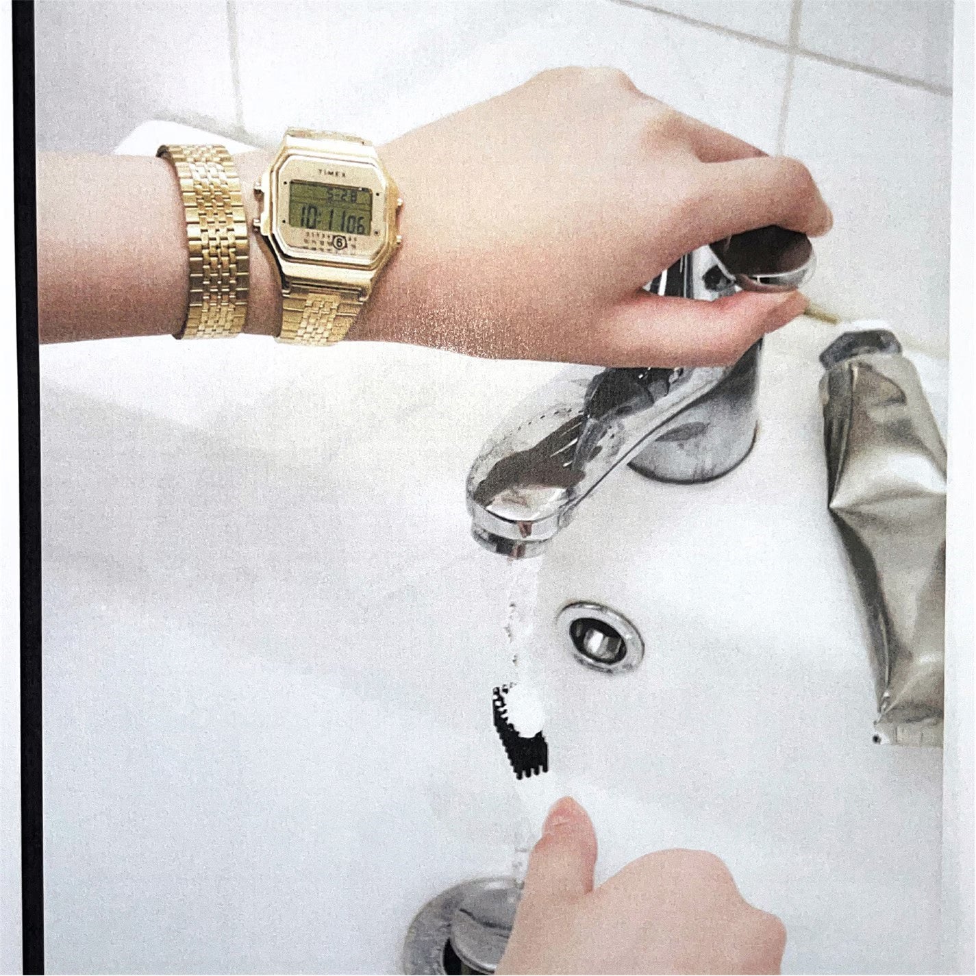 Timex x MM6 T80 34mm Watch Set