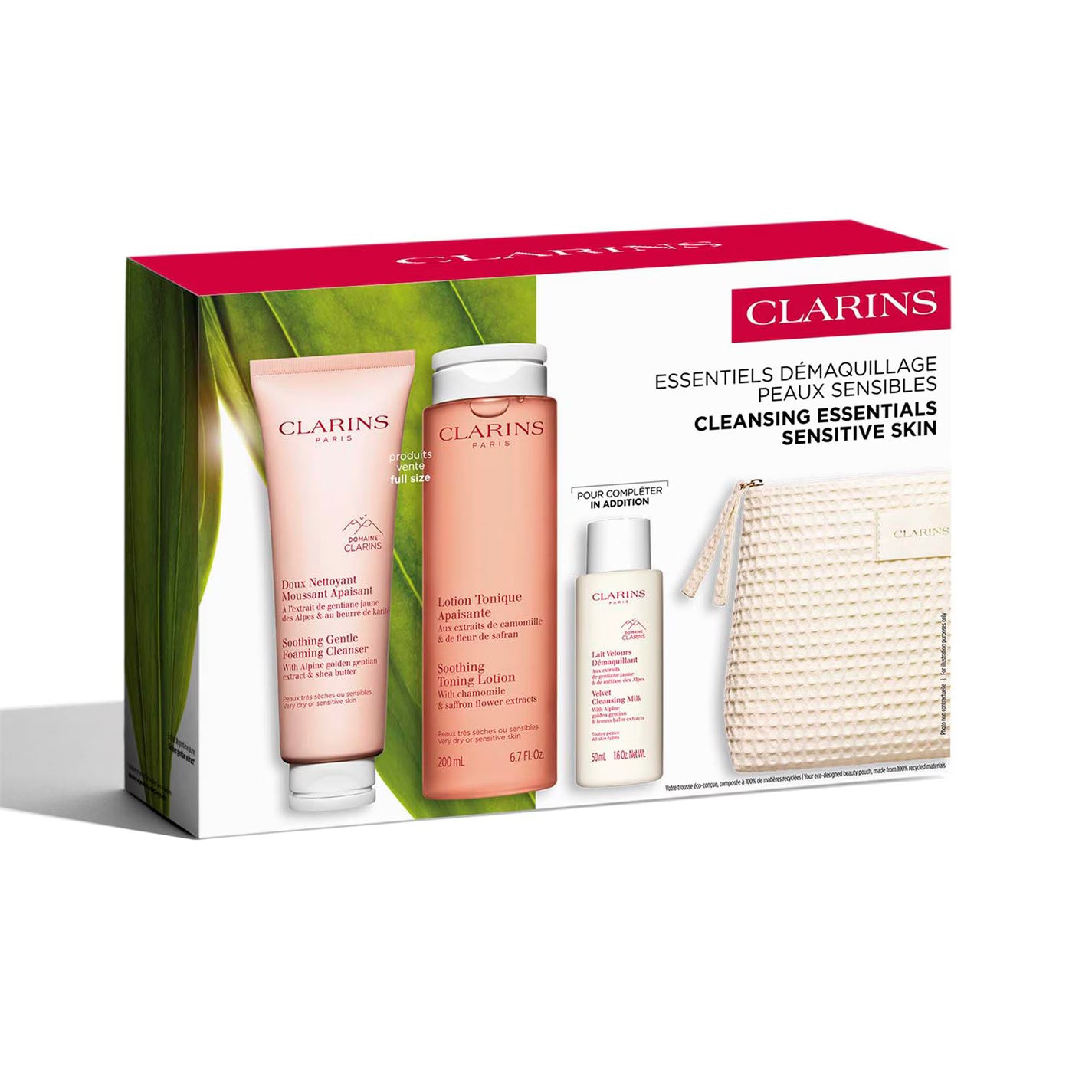 Clarins My Cleansing Essentials - Sensitive Skin (Worth £63)