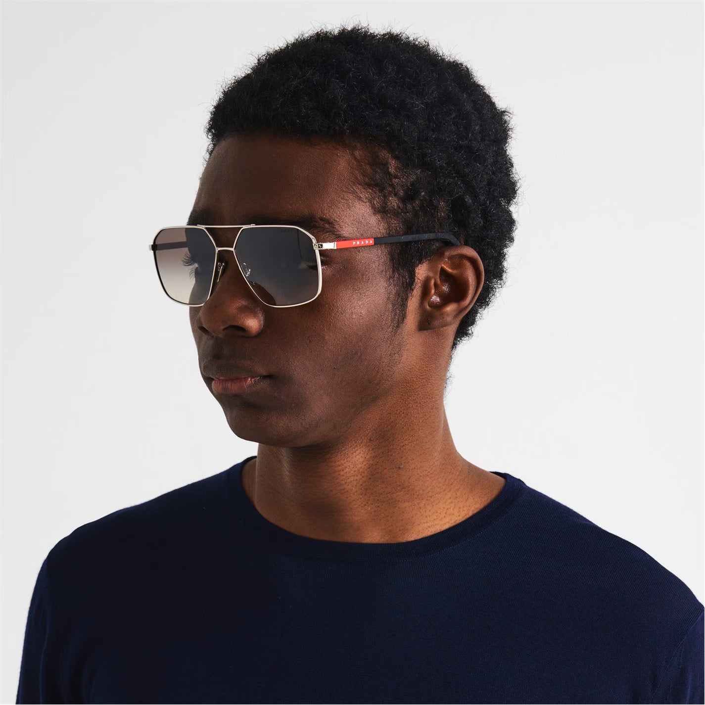 Men's 0PS A50S Aviator Sunglasses