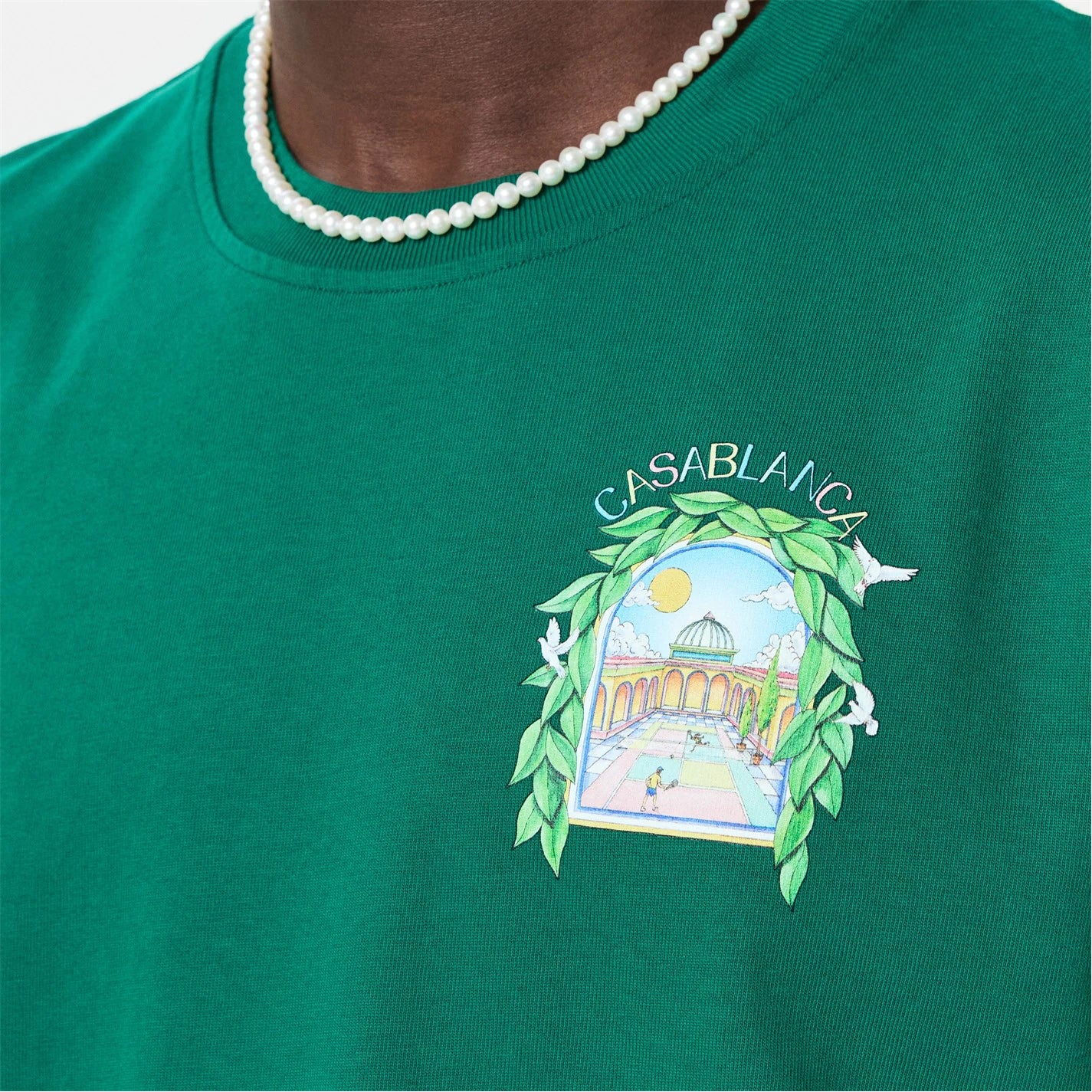 Men's Graphic Cotton L'Arche Tennis Club T-Shirt