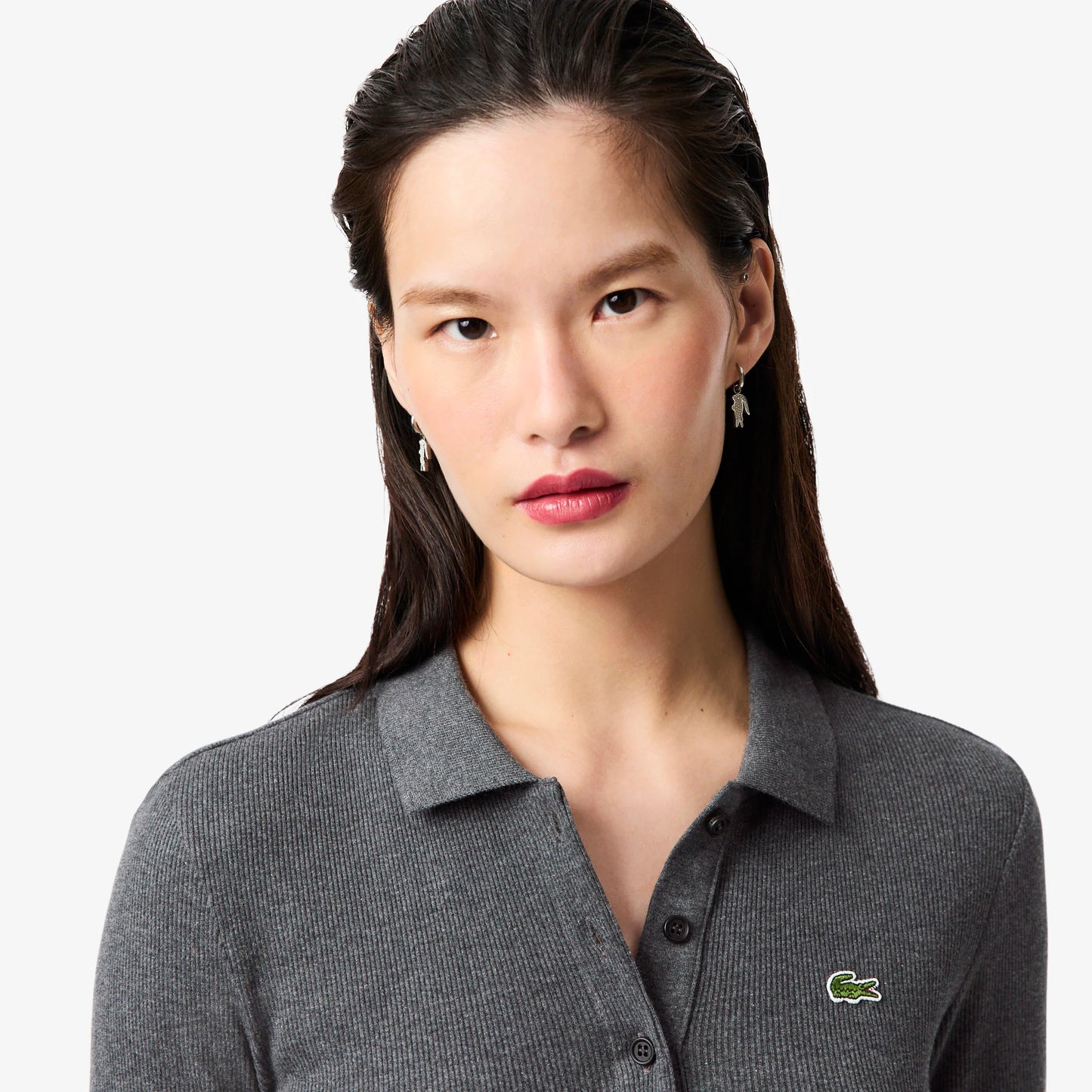 Slim Fit L.12.D Ribbed Cotton Polo Shirt