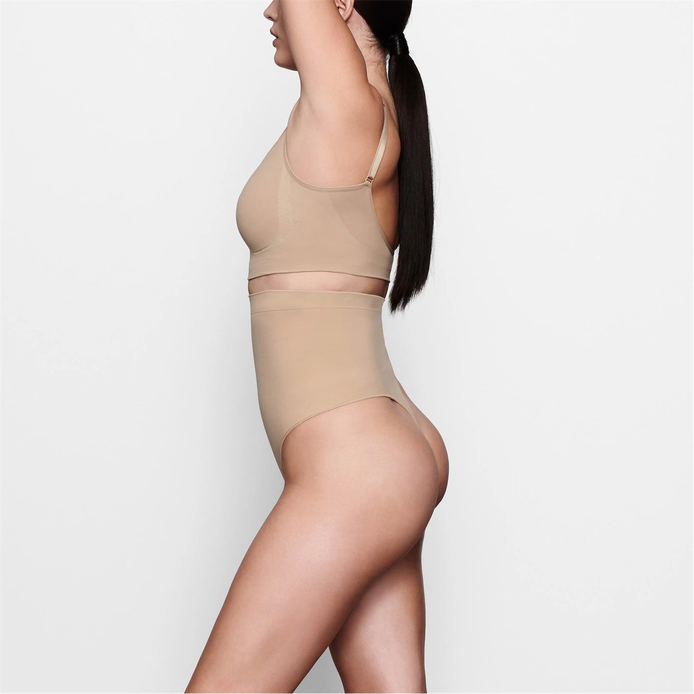 Womens Seamless Sculpt High-Waisted Thong