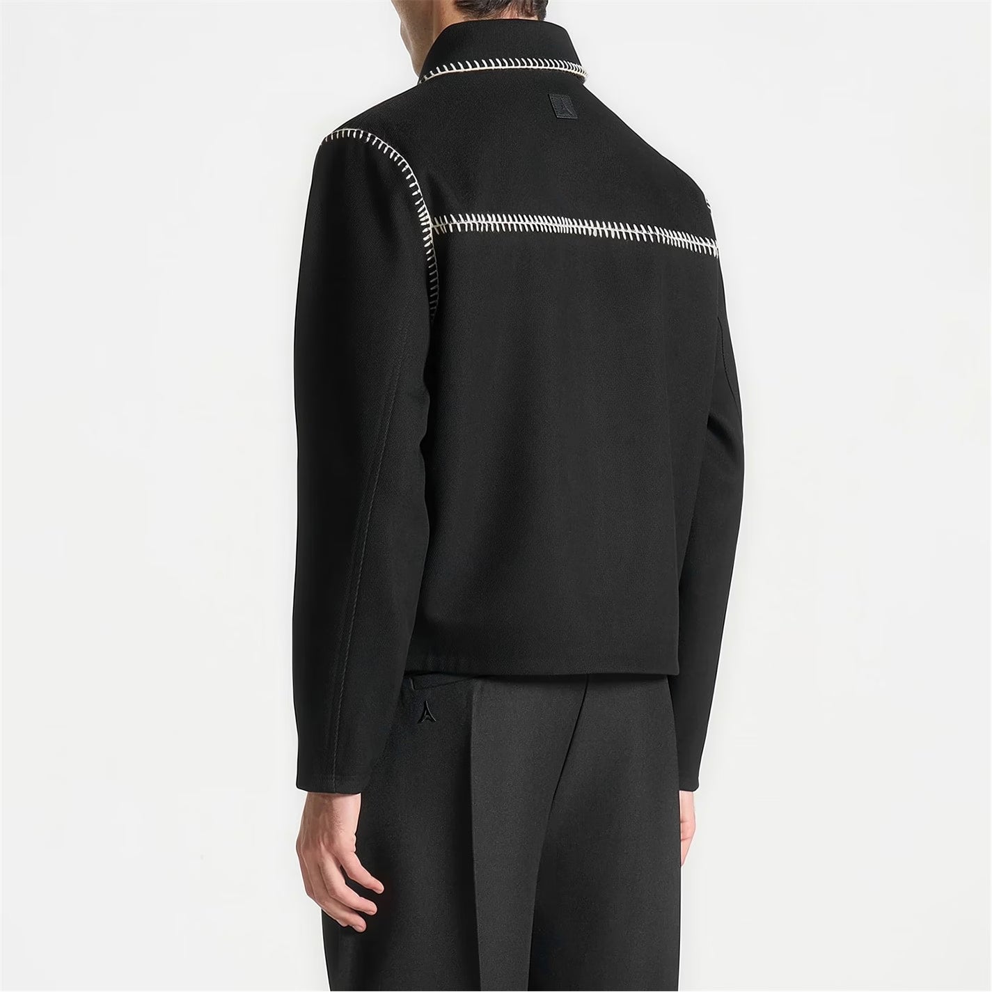 Alex Whipstitch Twill Boxy Jacket