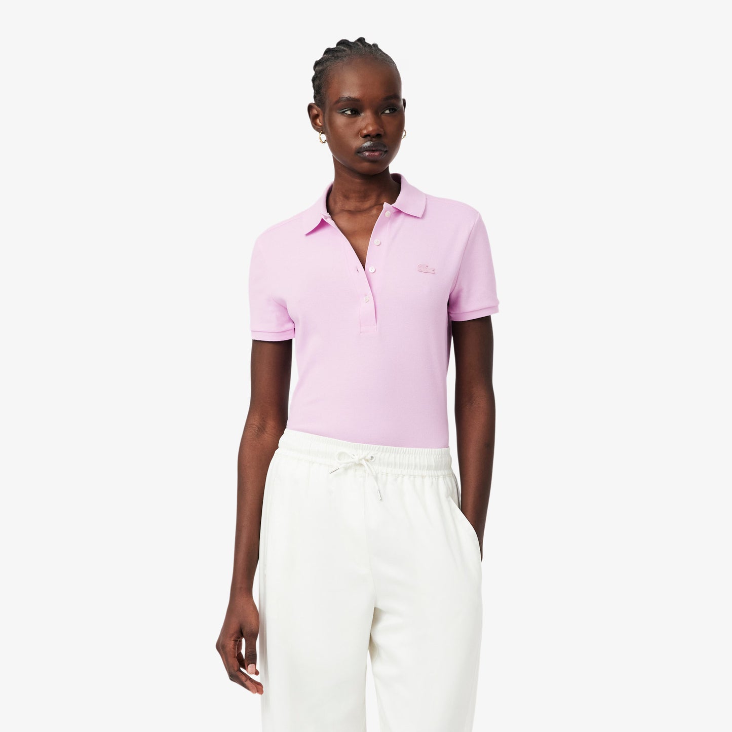 L.12.D Slim Fit Stretch Piqué Polo Shirt