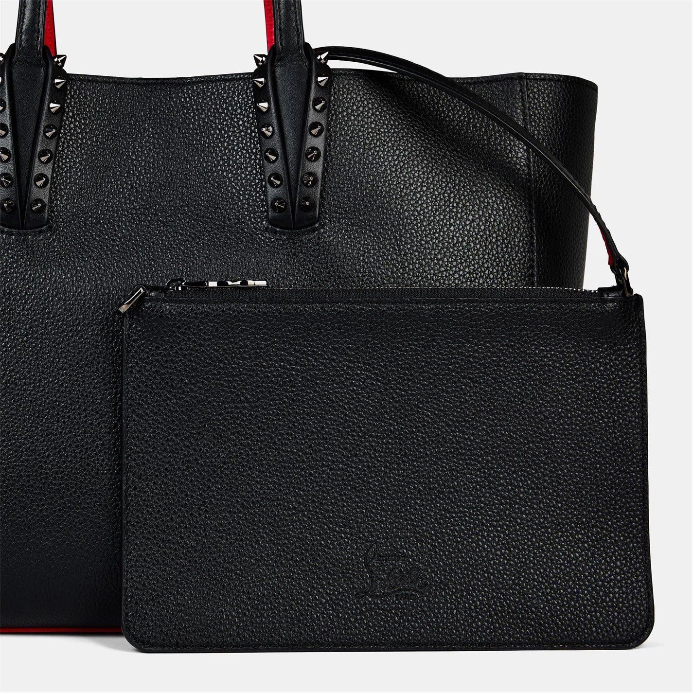 Stud Leather Cabata Small Shoulder Bag