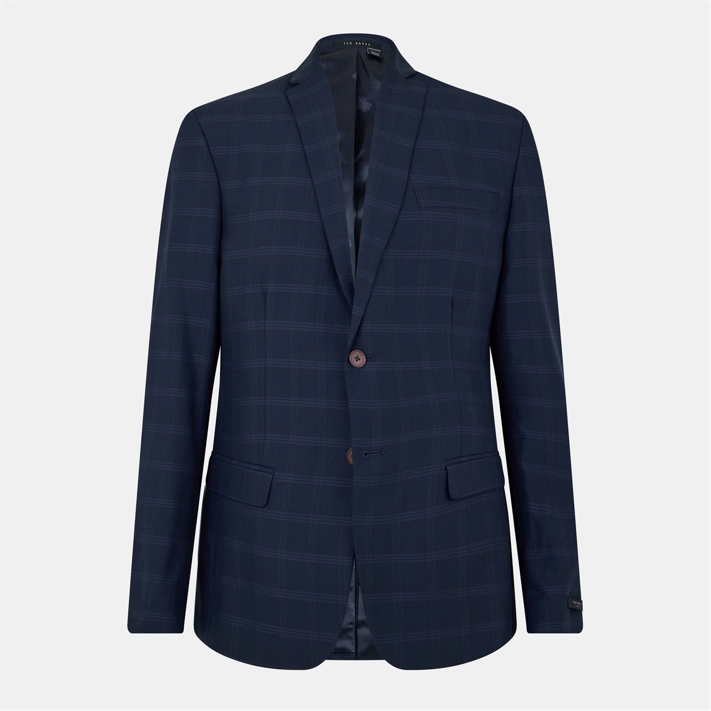 Men's Rust Check Suit Jacket