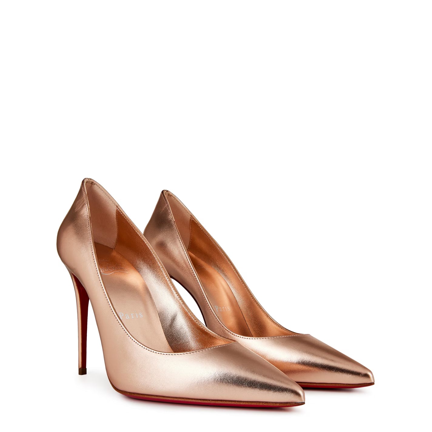 Women's Kate Leather Pumps, 100mm