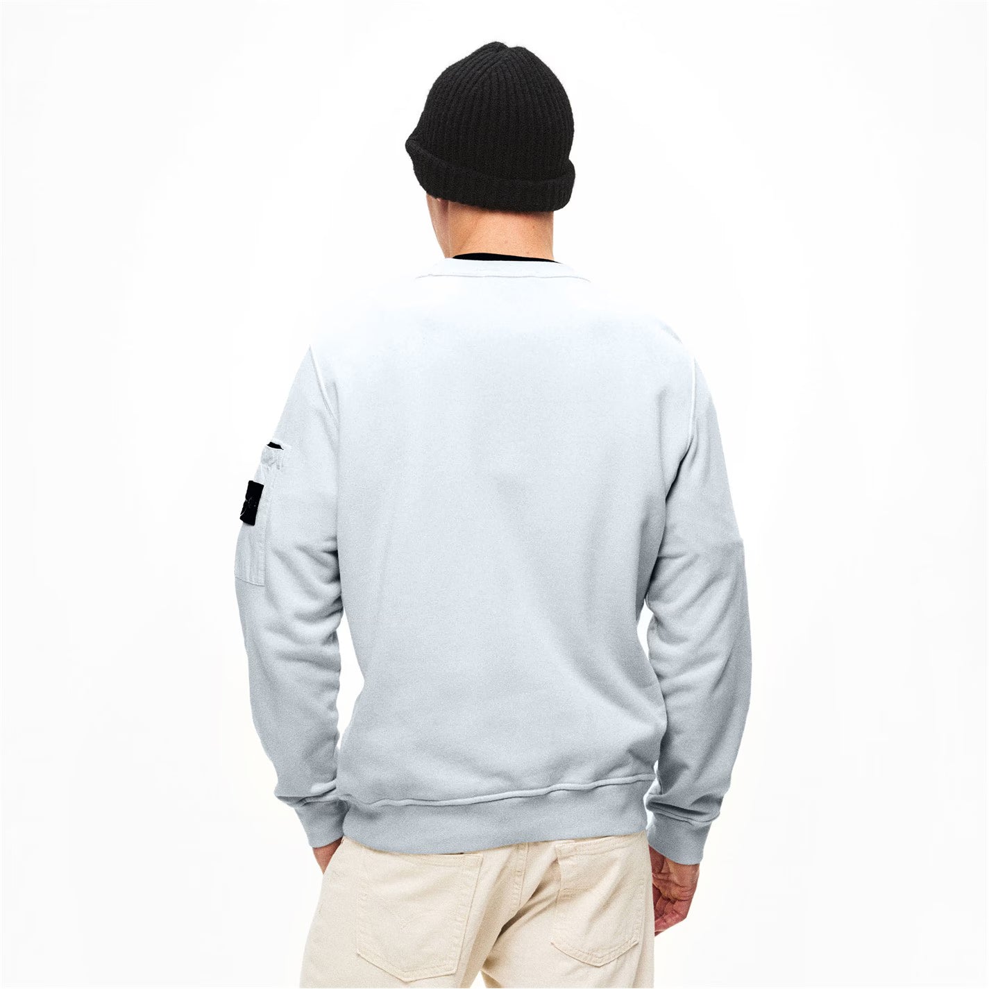 Stone Zip Pkt Crew Sn62