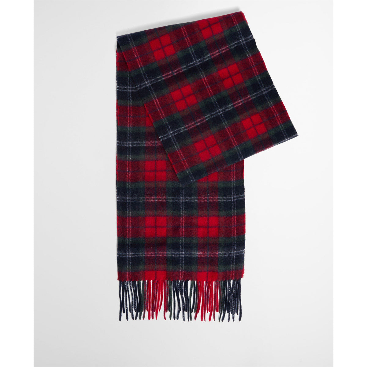 Barbour Mens Tartan Scarf and Glove Set