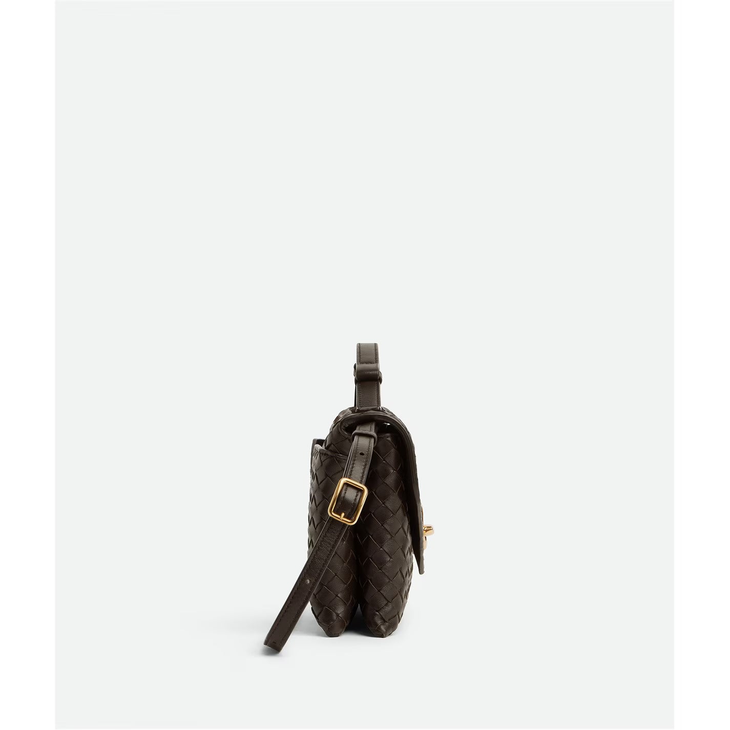 Knot Lock Leather Crossbody Bag