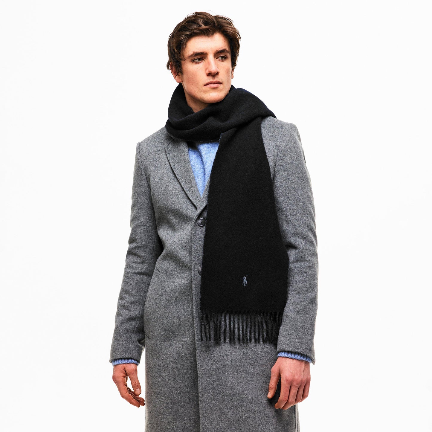 Polo Ralph Lauren Reversible Wool Blend Scarf