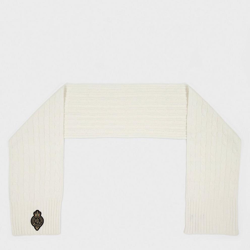 Lauren by Ralph Lauren Crest Cable-Knit Scarf