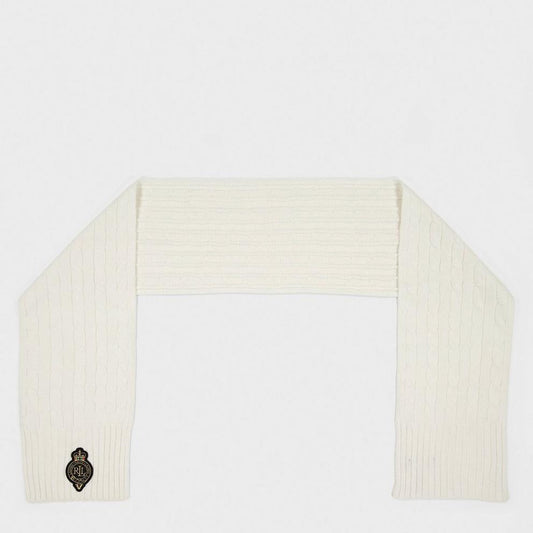 Lauren by Ralph Lauren Crest Cable-Knit Scarf