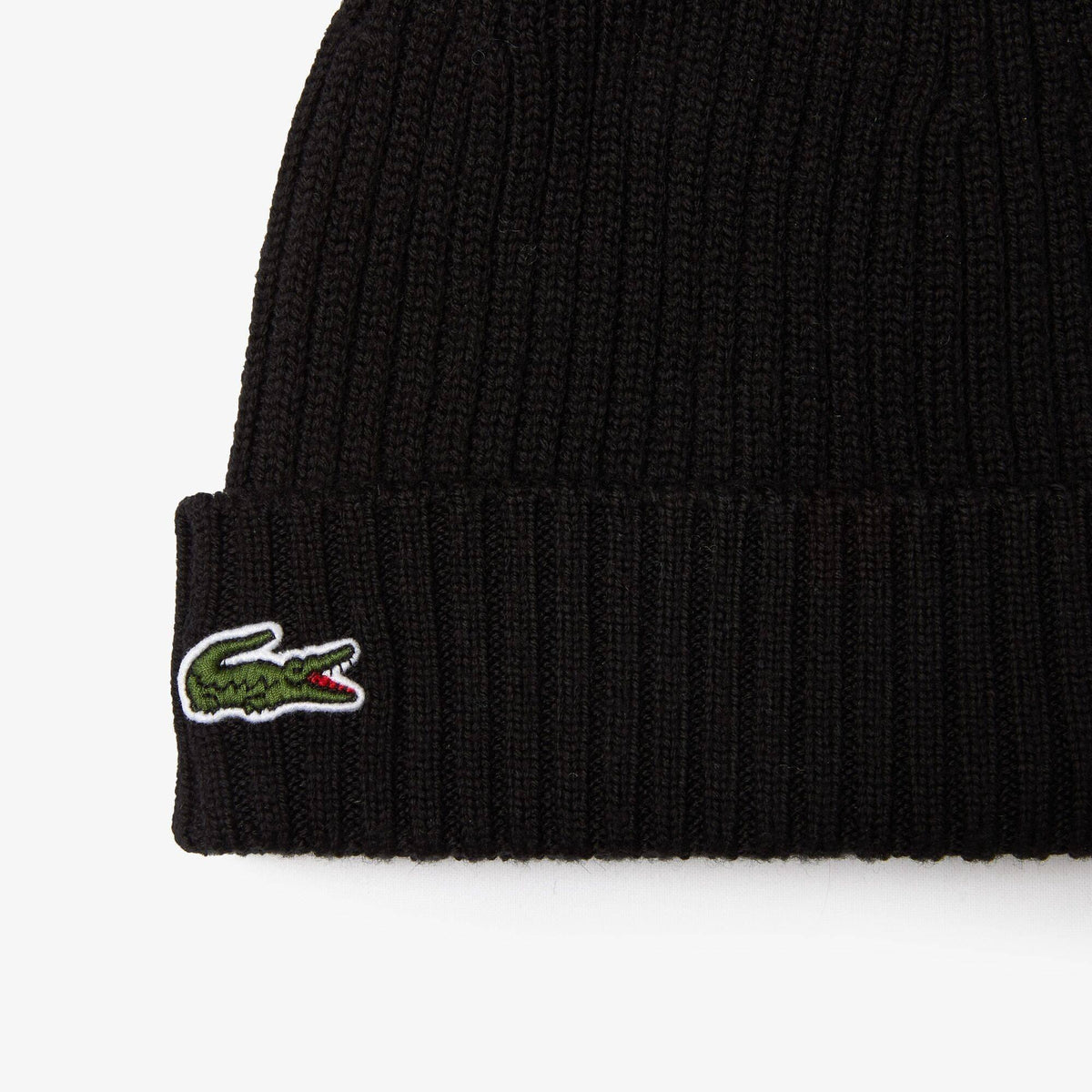 Lacoste Men's Ribbed Knitted Beanie