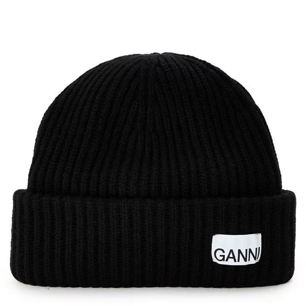 Ganni Rib Beanie Ld62