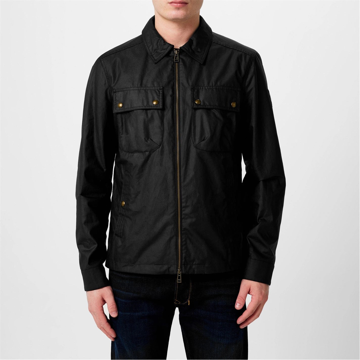 Men's Tour Waxed Cotton Waterproof Long Sleeve Overshirt