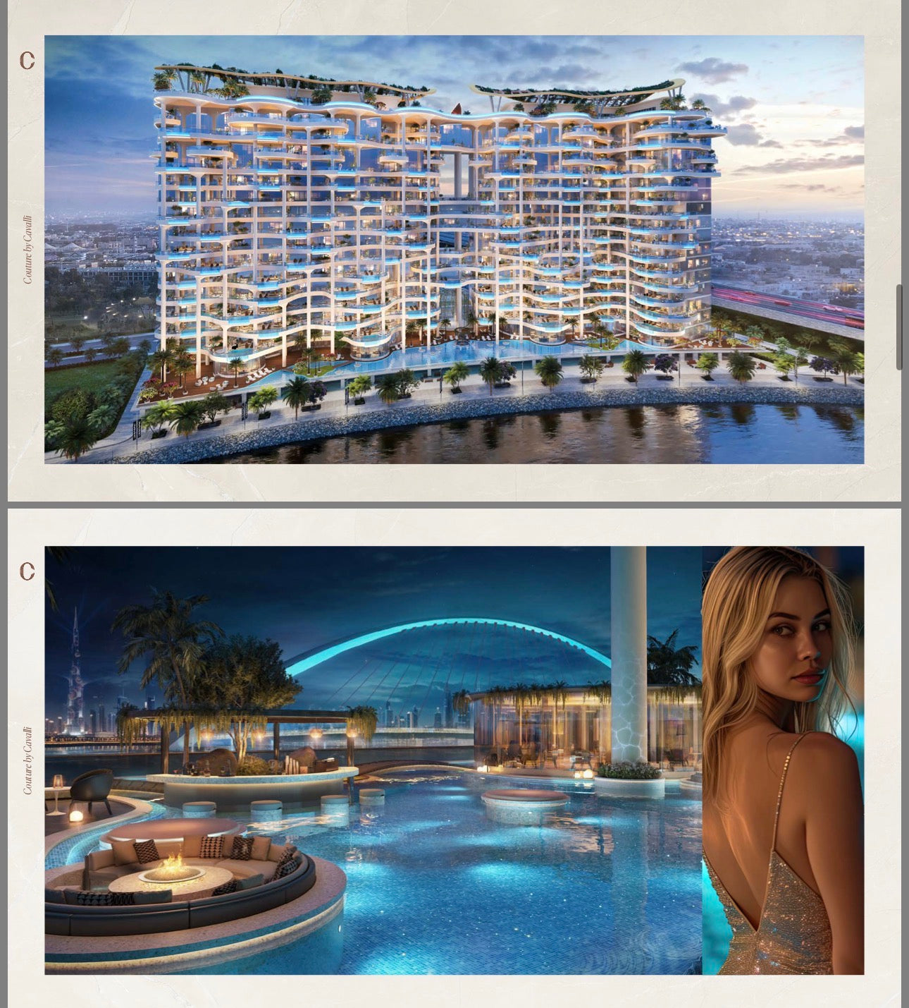Couture by Cavali — 3 4 5 6 Bedroom Ultra Luxury Residences and Penthouses — Masterpiece Lifestyle Experience — Dubai UAE