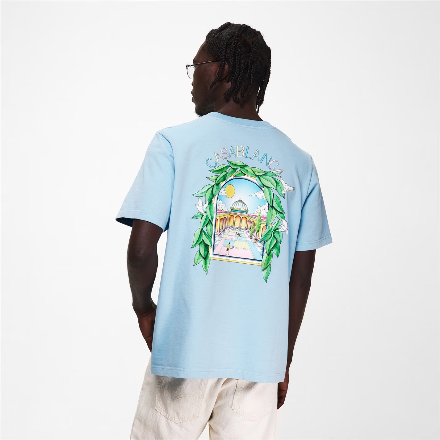Men's Graphic Cotton L'Arche Tennis Club T-Shirt