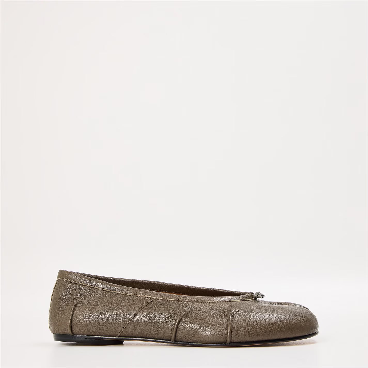 Leather Tabi Ballet Flats