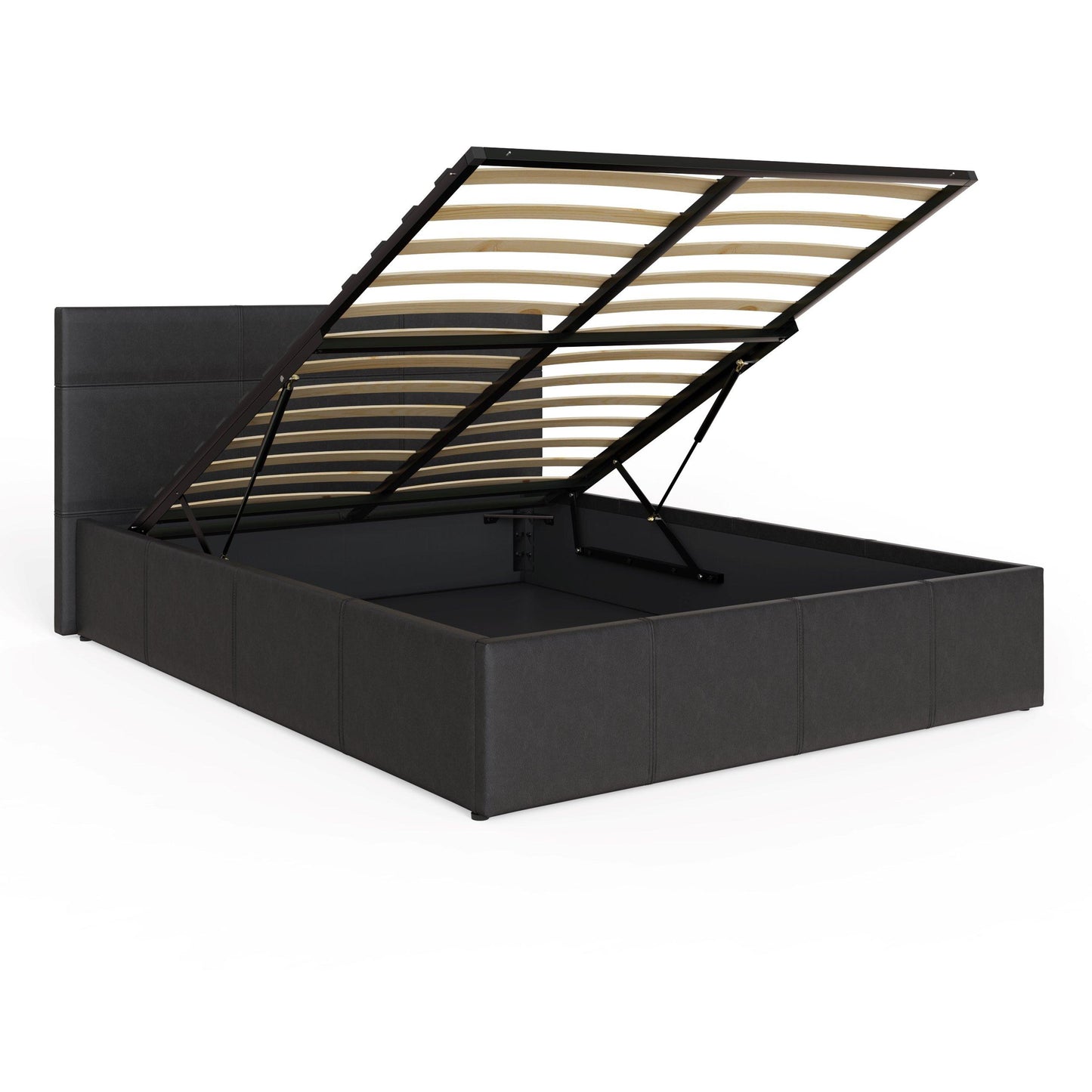 GFW End Lift Ottoman Bed Faux Leather