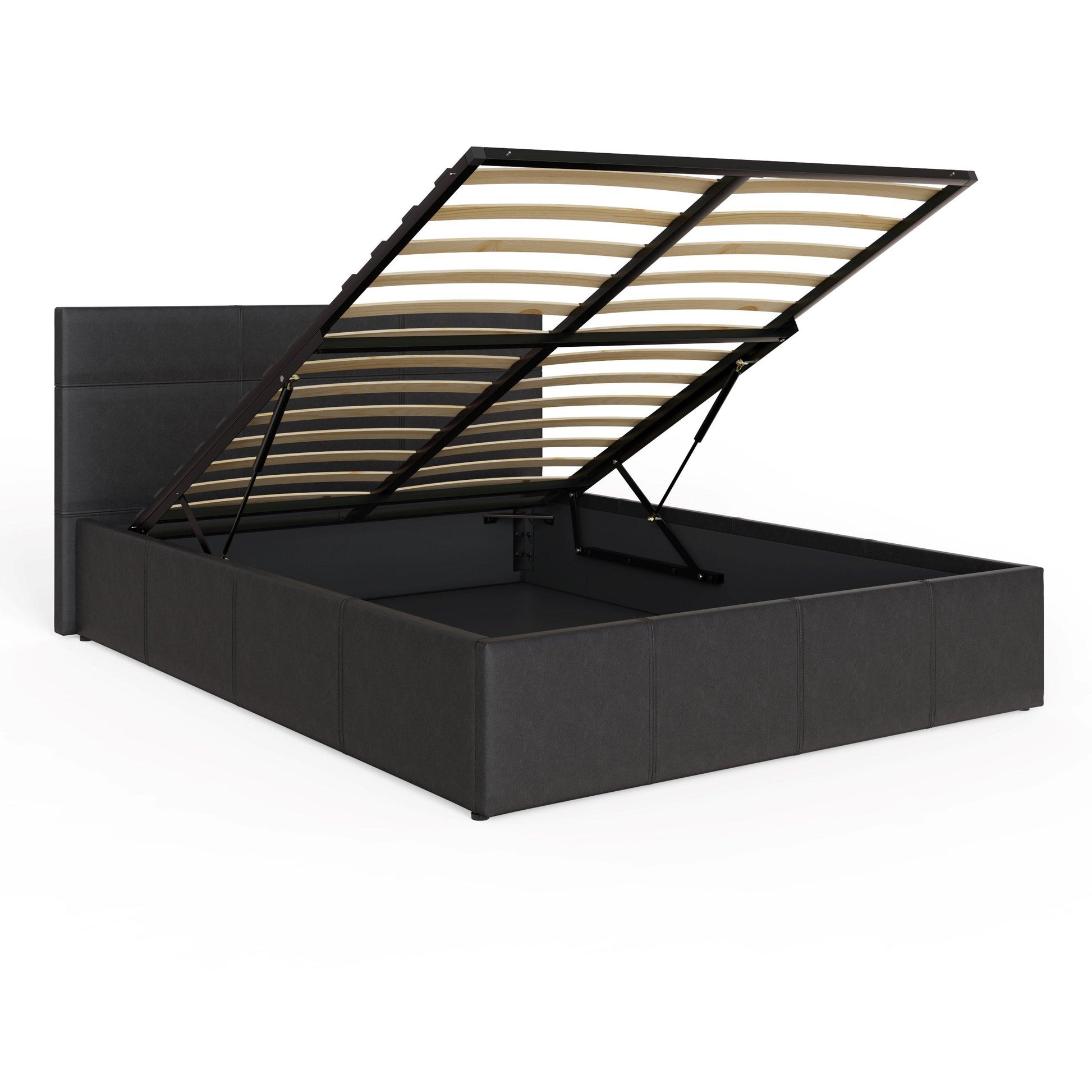 GFW End Lift Ottoman Bed Faux Leather