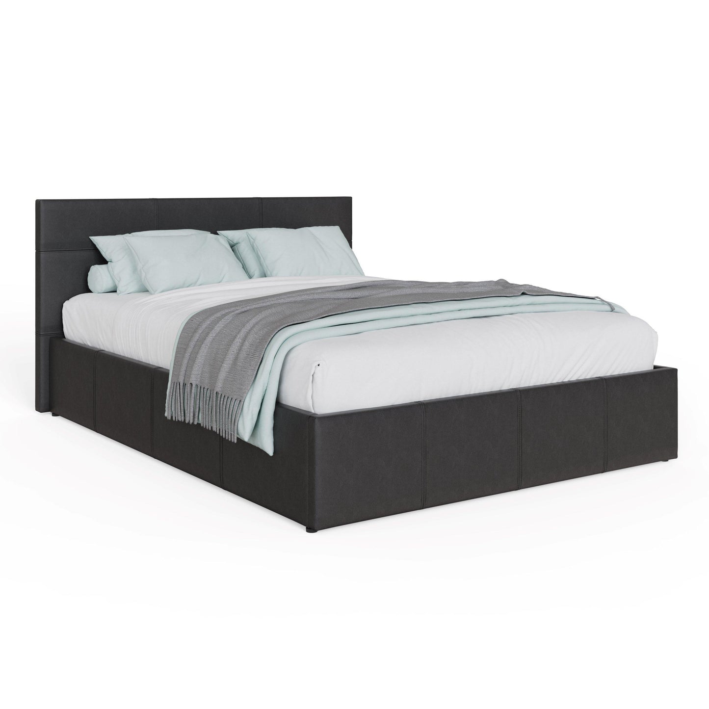 GFW End Lift Ottoman Bed Faux Leather