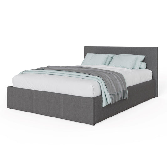 End Lift Ottoman Bed Faux Leather