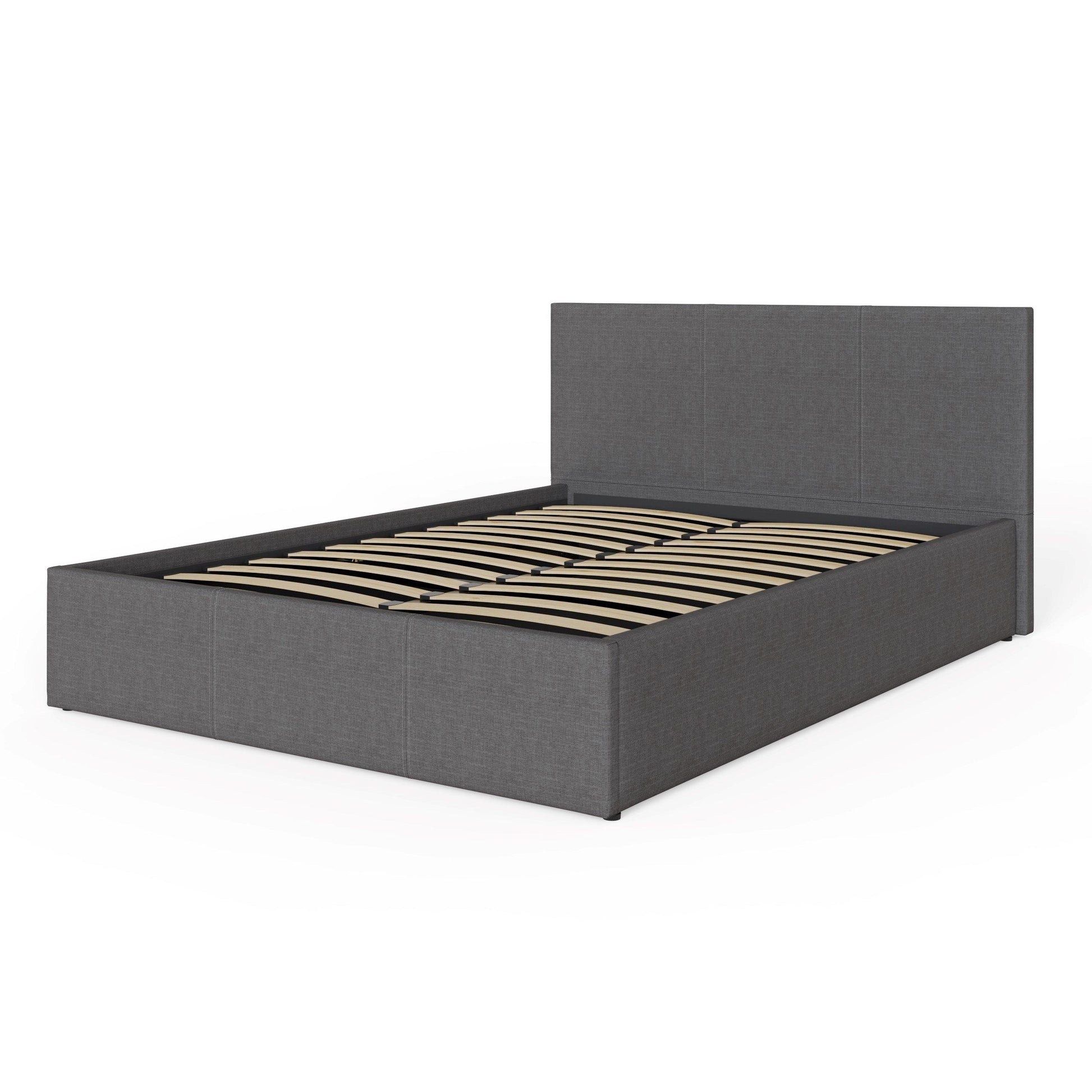 End Lift Ottoman Bed Faux Leather