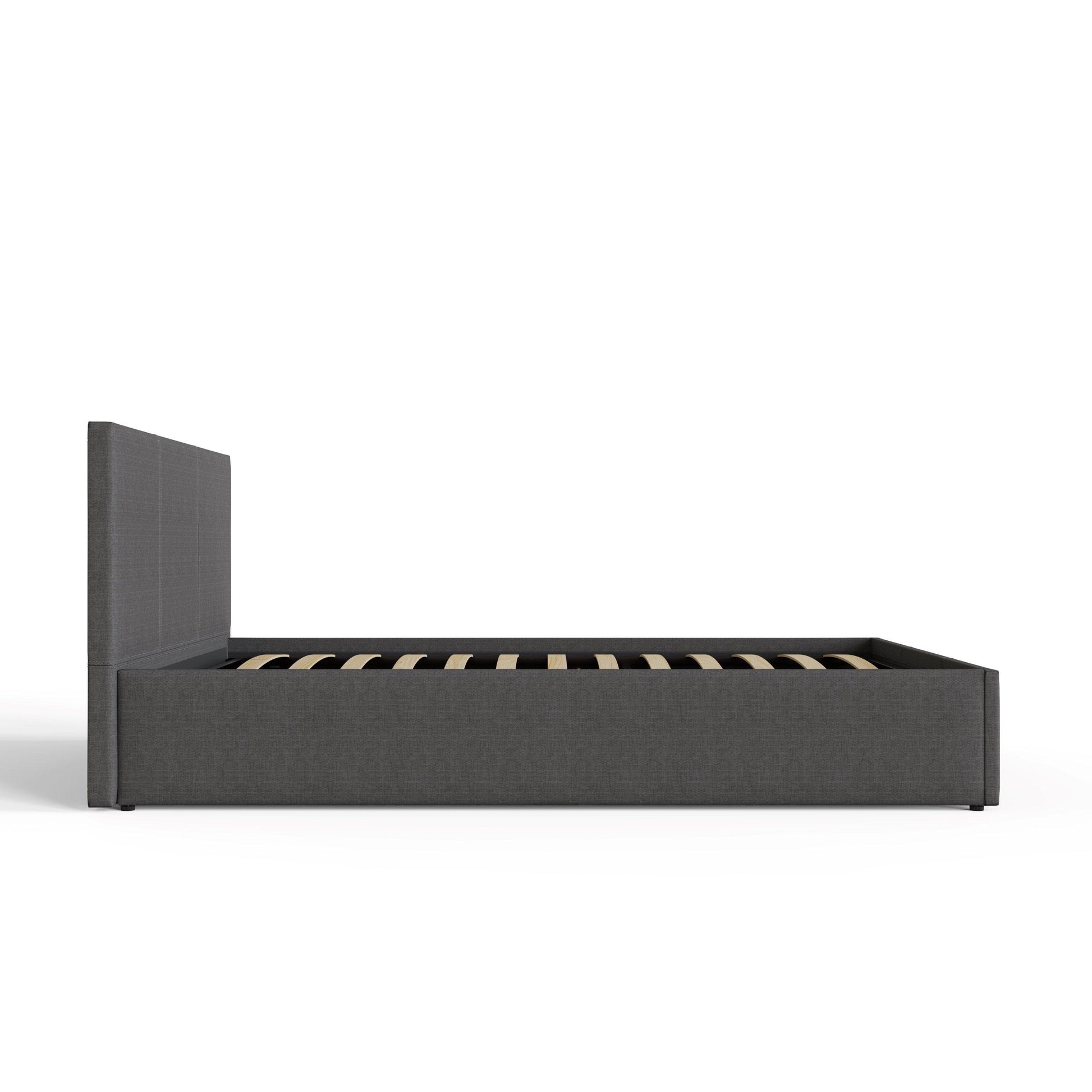 End Lift Ottoman Bed Faux Leather