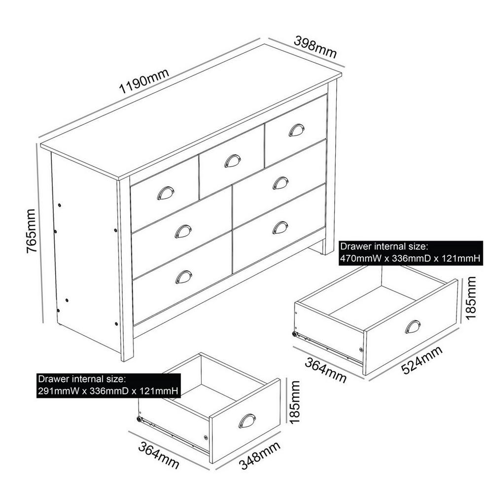 Lancaster Multi Chest of Drawers