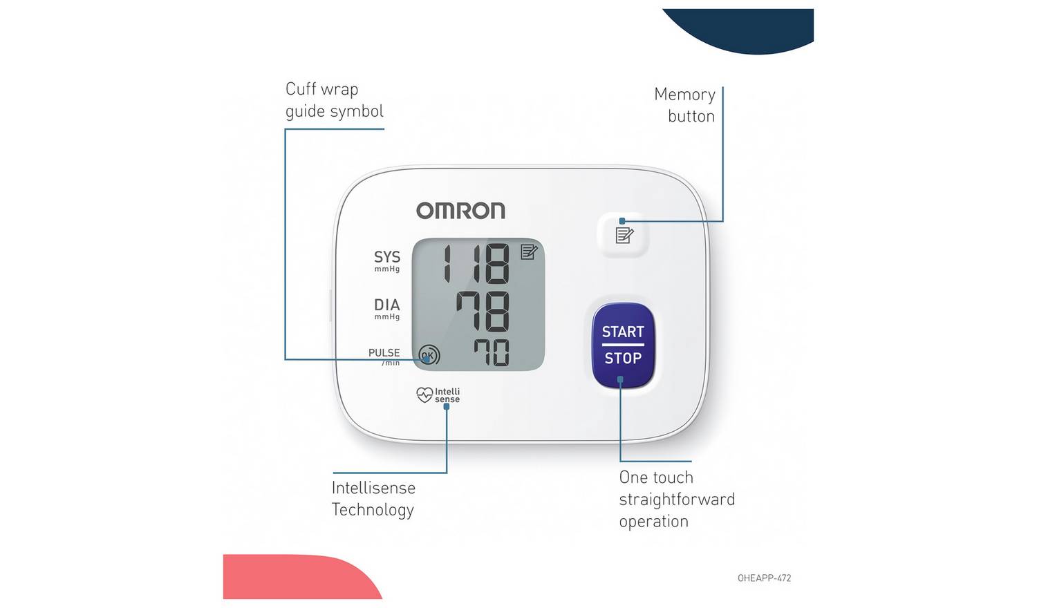 OMRON RS1 Wrist Blood Pressure Monitor