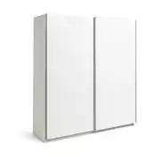 Habitat Holsted 180cm Sliding Wardrobe - White Gloss